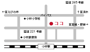 地図：小林