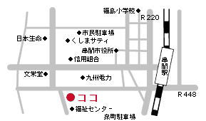 地図：串間